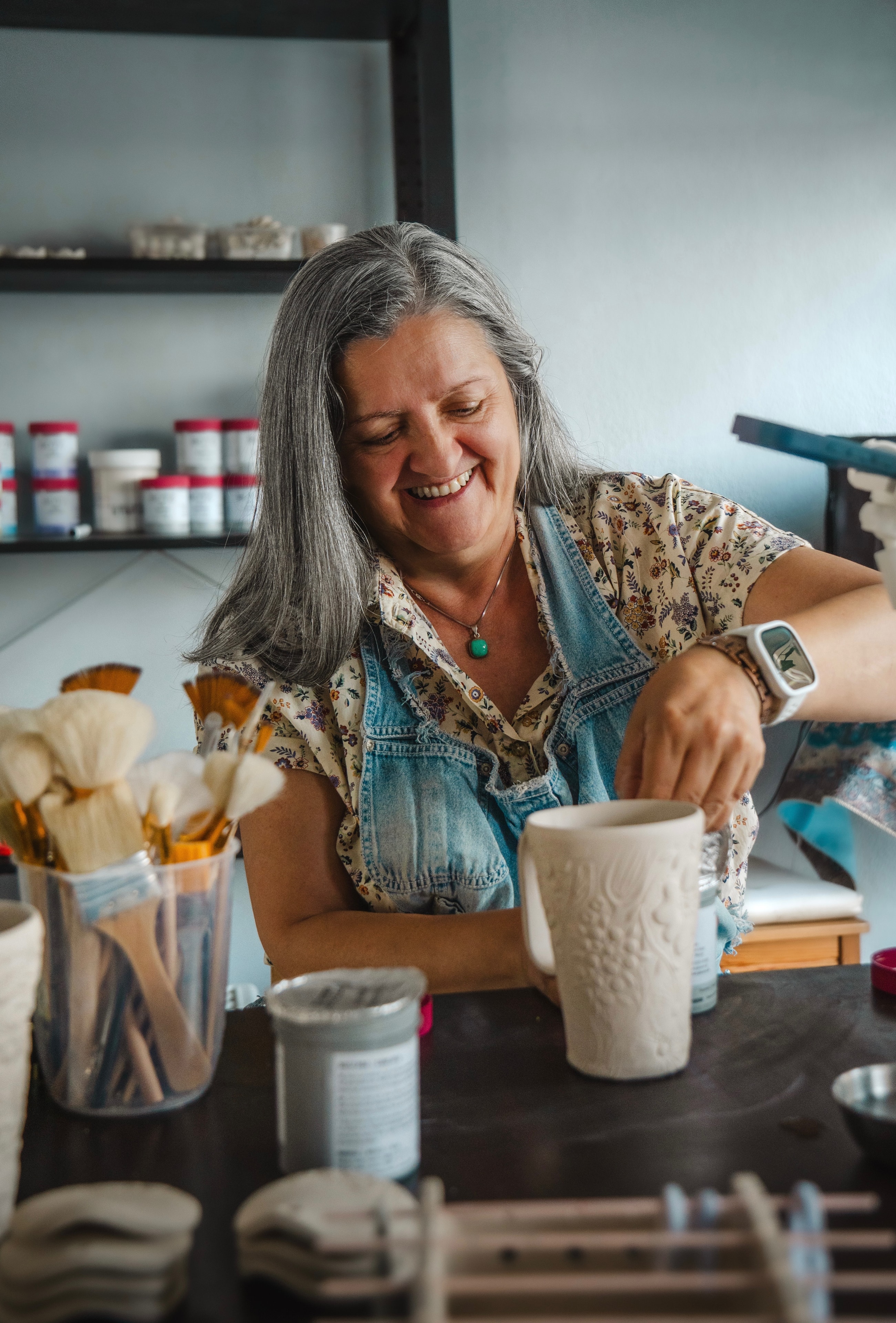 Helen Moradi, founder and instructor at The Persian Potter
